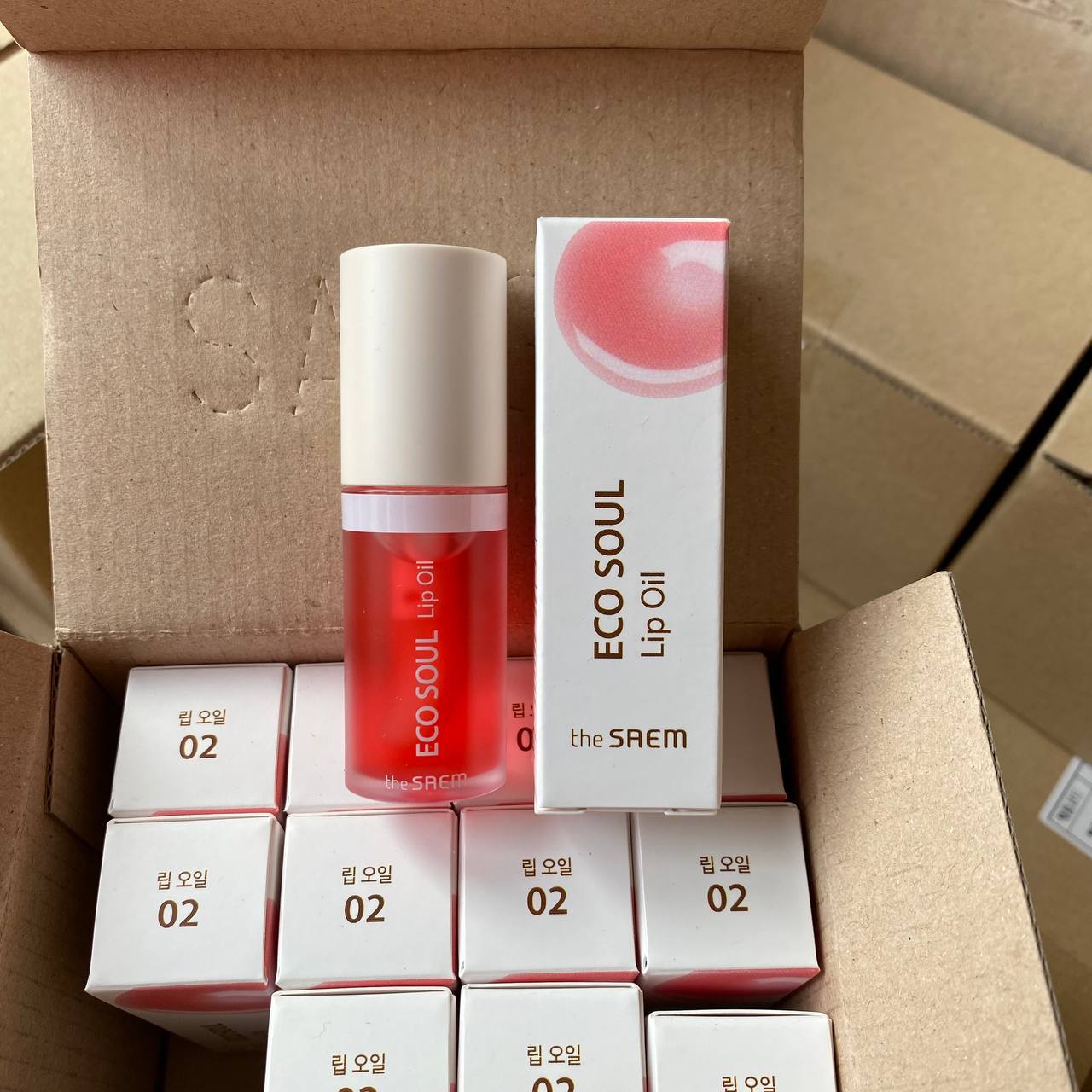 Масло для губ Оттенок 02 Berry THE SAEM Eco Soul Lip Oil