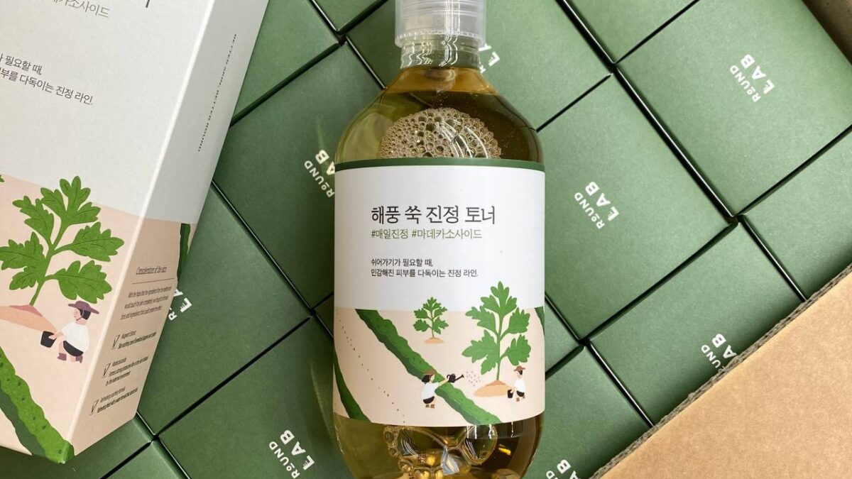 Round lab Mugwort Calming Toner успокаивающий тонер 300 мл (арт