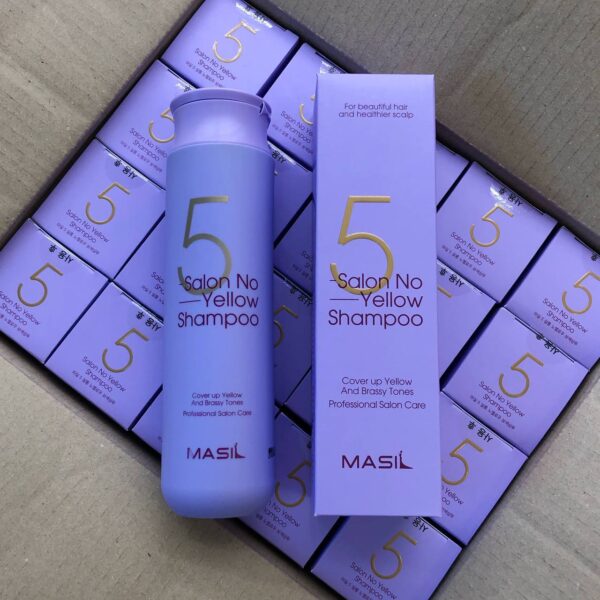 Тонирующий шампунь для осветленных волос Masil 5 Salon No Yellow Shampoo 300 мл