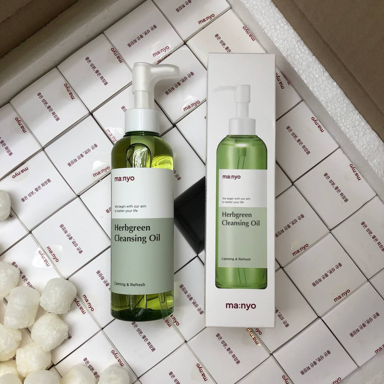 Гидрофильное масло Manyo Herb Green Cleansing Oil