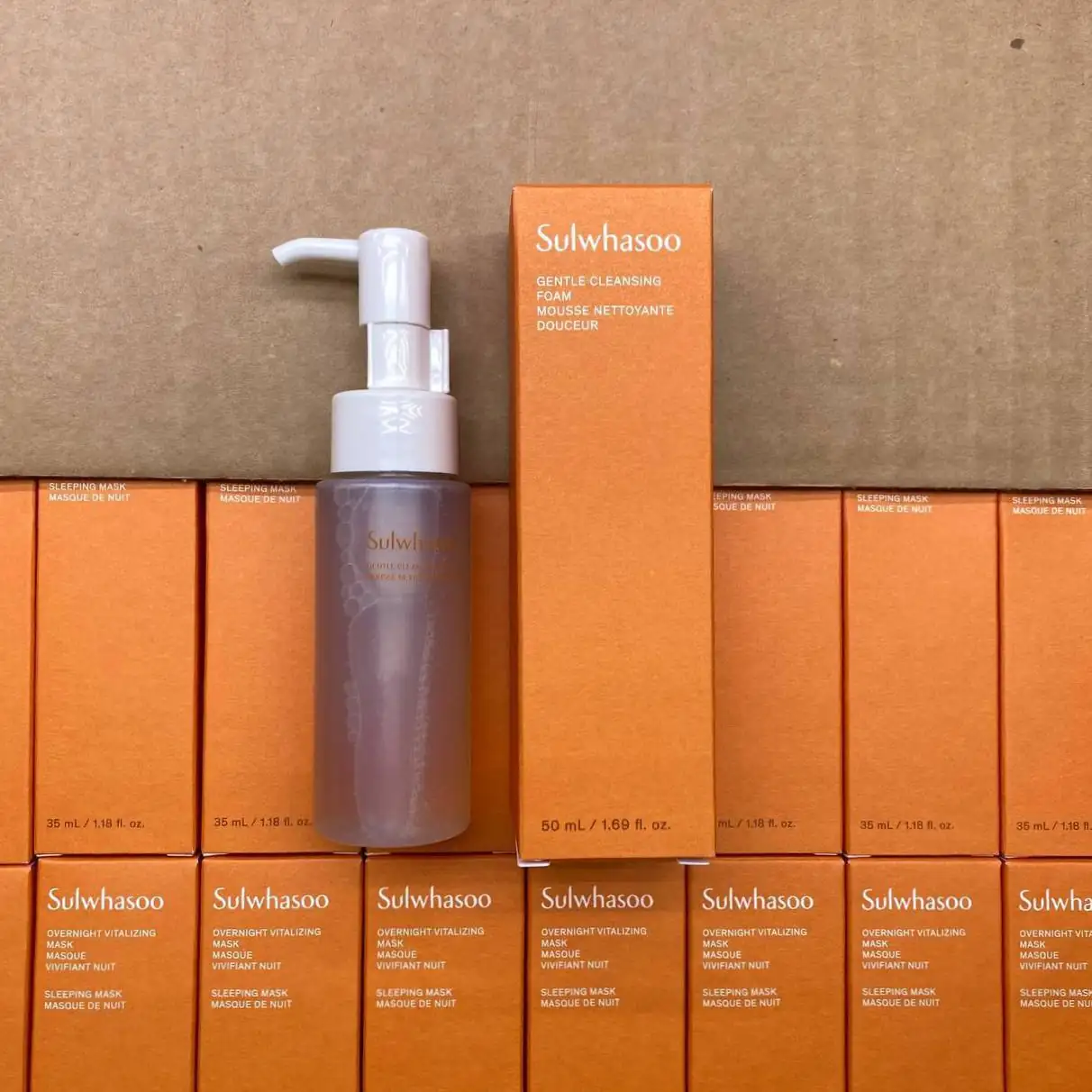 Мягкий гель-пенка для умывания Sulwhasoo Gentle Cleansing Foam