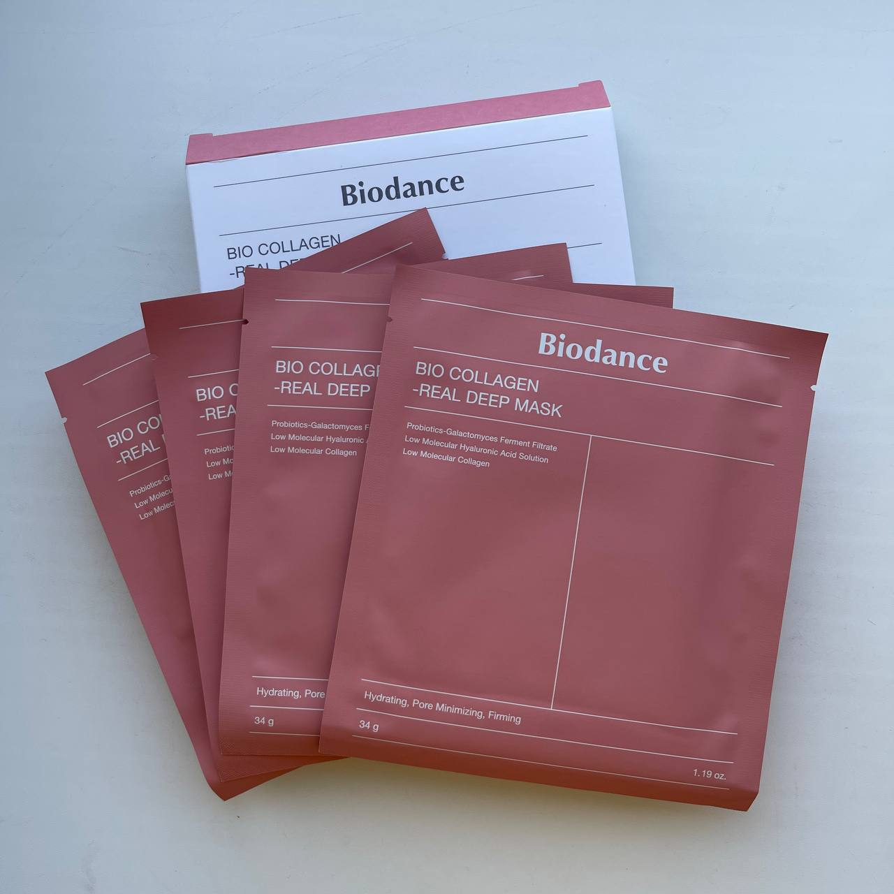 гидрогелевая маска с коллагеном для эластичности кожи Biodance Bio-Collagen Real Deep Mask