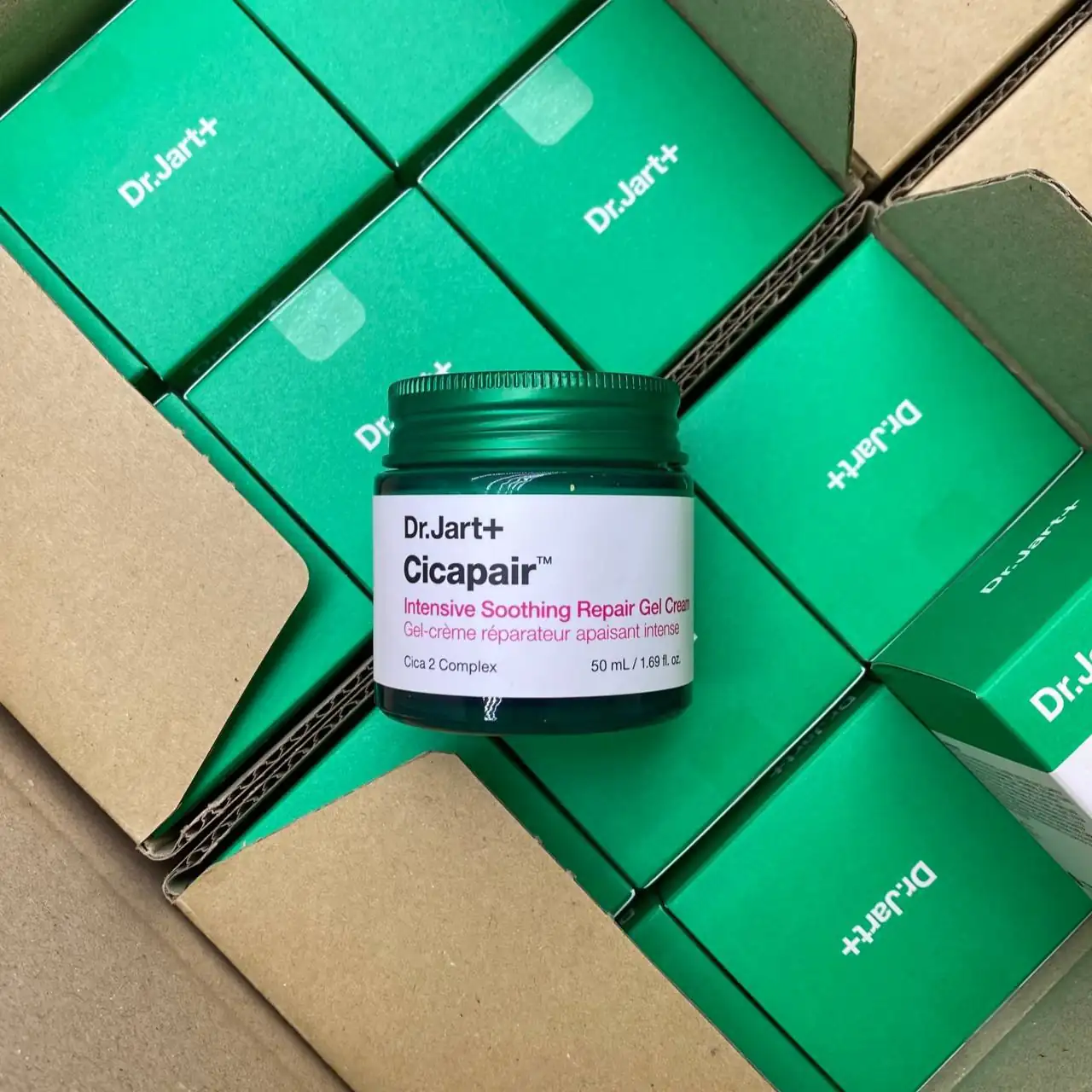 Интенсивный успокаивающий восстанавливающий крем-гель Dr. Jart+ Cicapair Intensive Soothing Repair Gel Cream