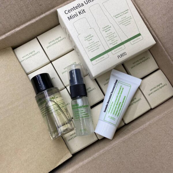 Набор с центеллой без эфирных масел PURITO Centella Unscented Line Travel Kit