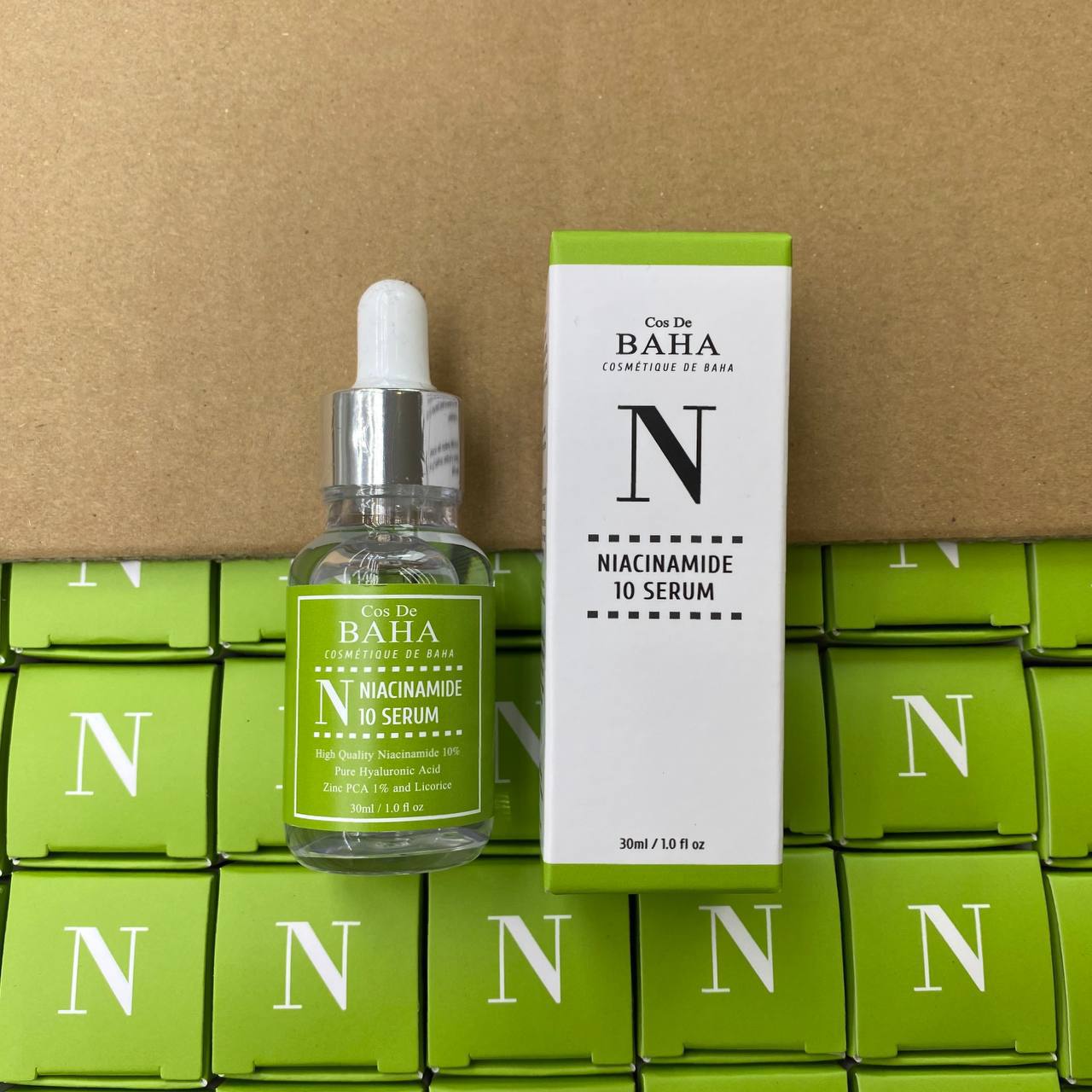 Противовоспалительная сыворотка для жирной кожи Cos De BAHA Niacinamide 10 Serum