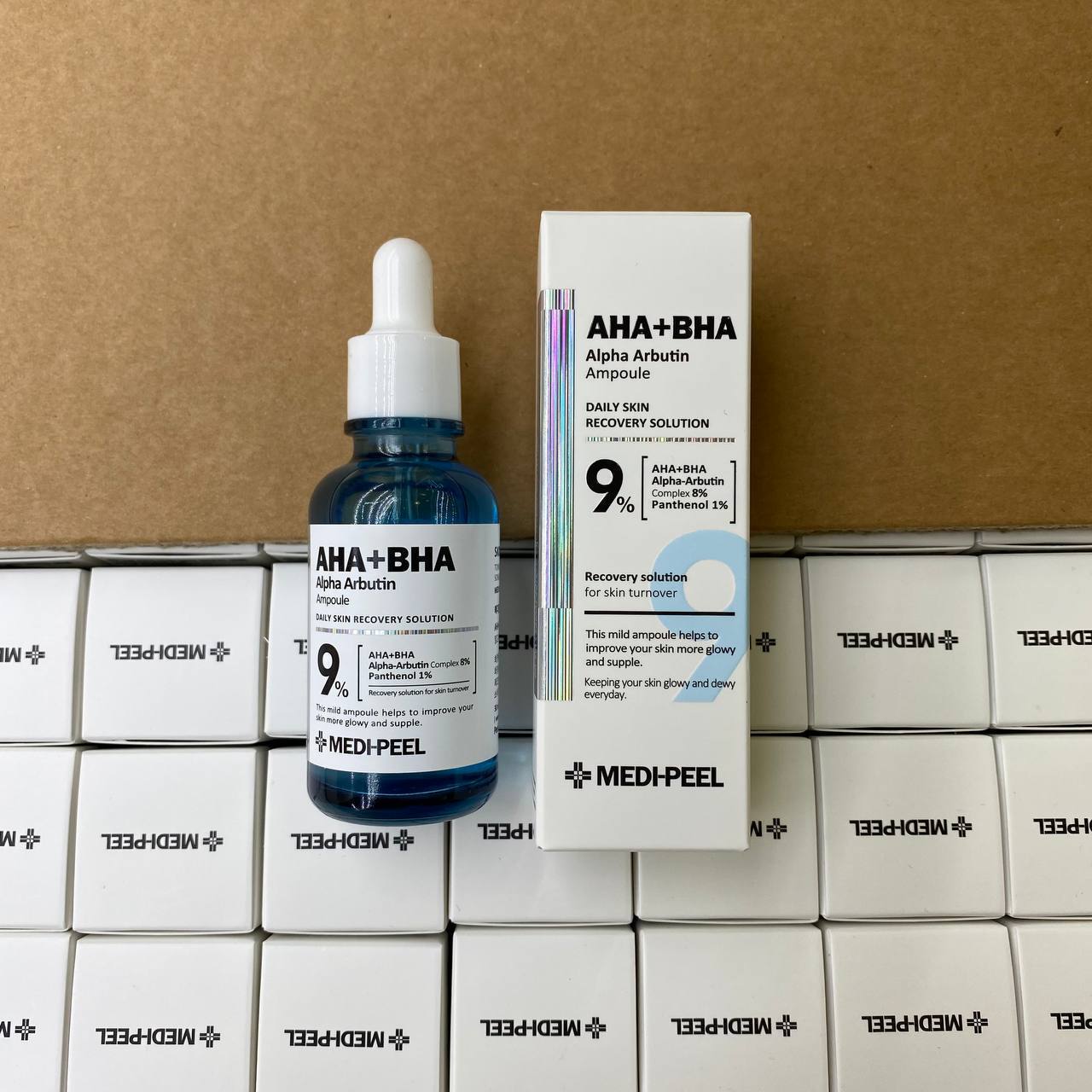 Осветляющая пилинг-ампула Medi-Peel AHA BHA Alpha Arbutin Ampoule