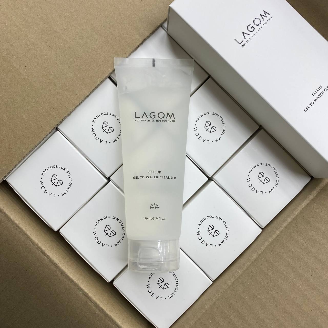 Гель для деликатного умывания Lagom Cellup Gel To Water Cleanser