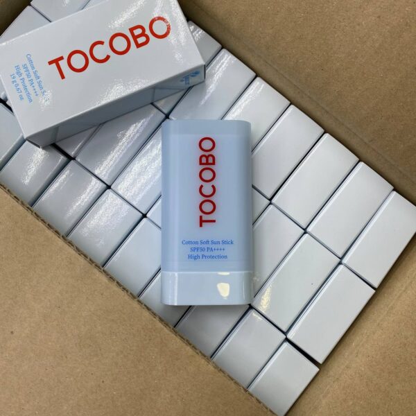 Себорегулирующий солнцезащитный стик для лица Tocobo Cotton Soft Sun Stick SPF50