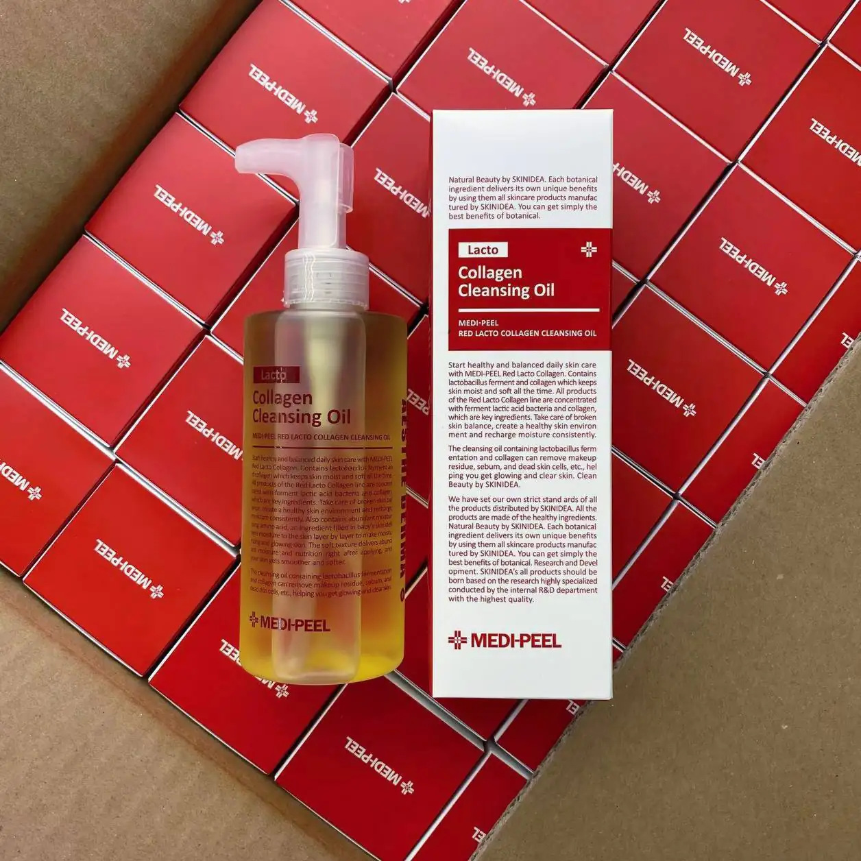 Гидрофильное масло Medi-Peel Red Lacto Collagen Cleansing Oil