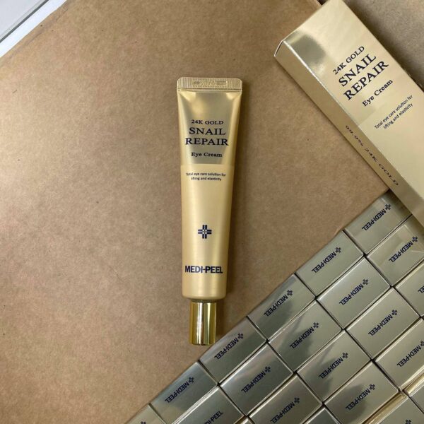 Регенерирующий крем для век Medi-Peel 24K Gold Snail Repair Eye Cream