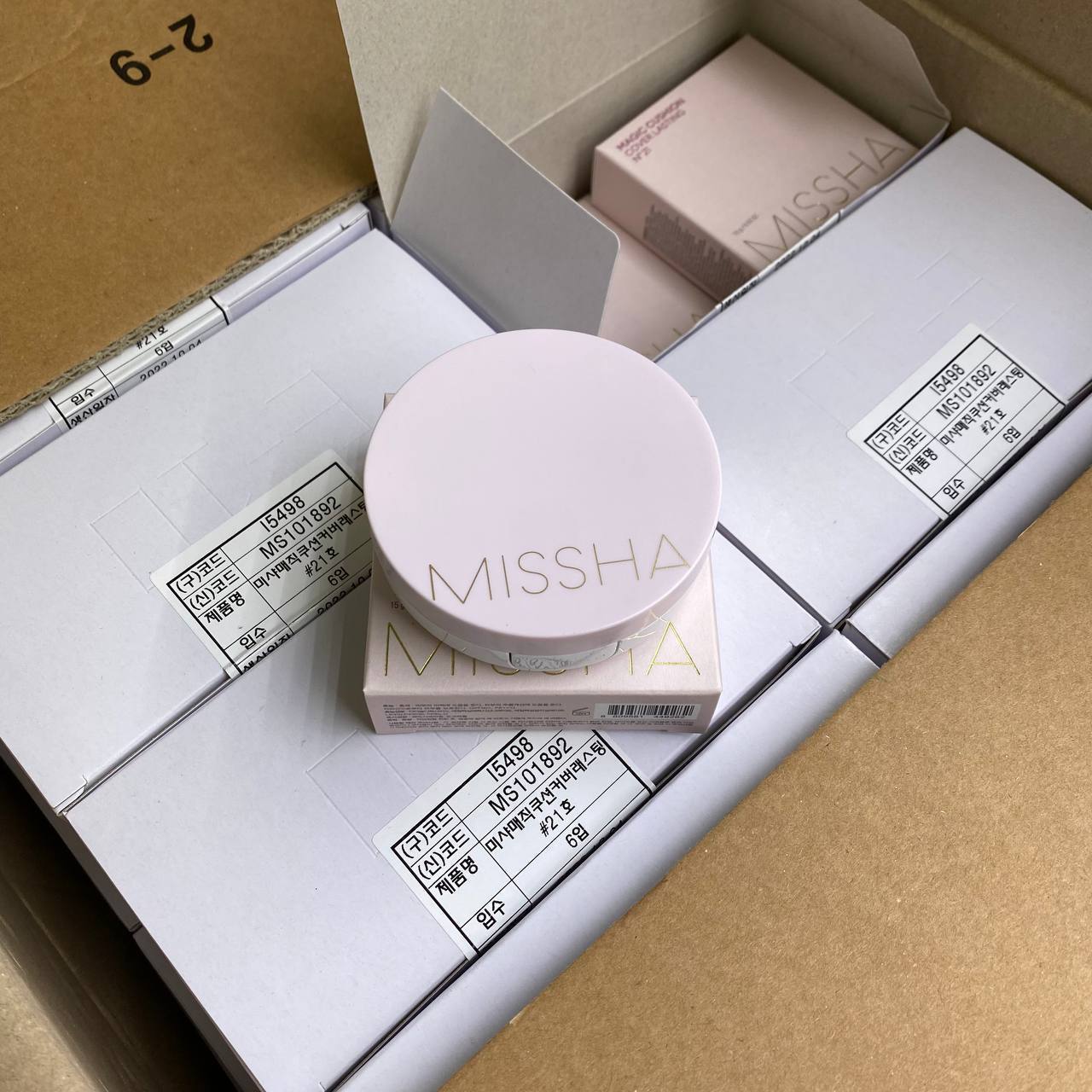 Классический тональный кушон Missha Magic Cushion Cover Lasting SPF50+ PA+++