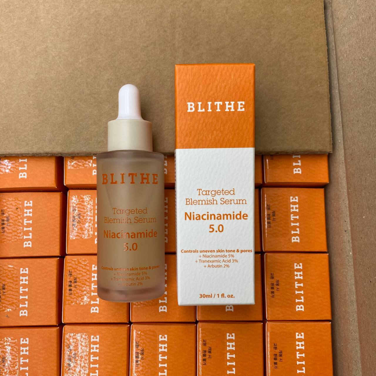 Сыворотка с 5% ниацинамида от постакне Blithe Targeted Blemish Serum Niacinamide 5.0