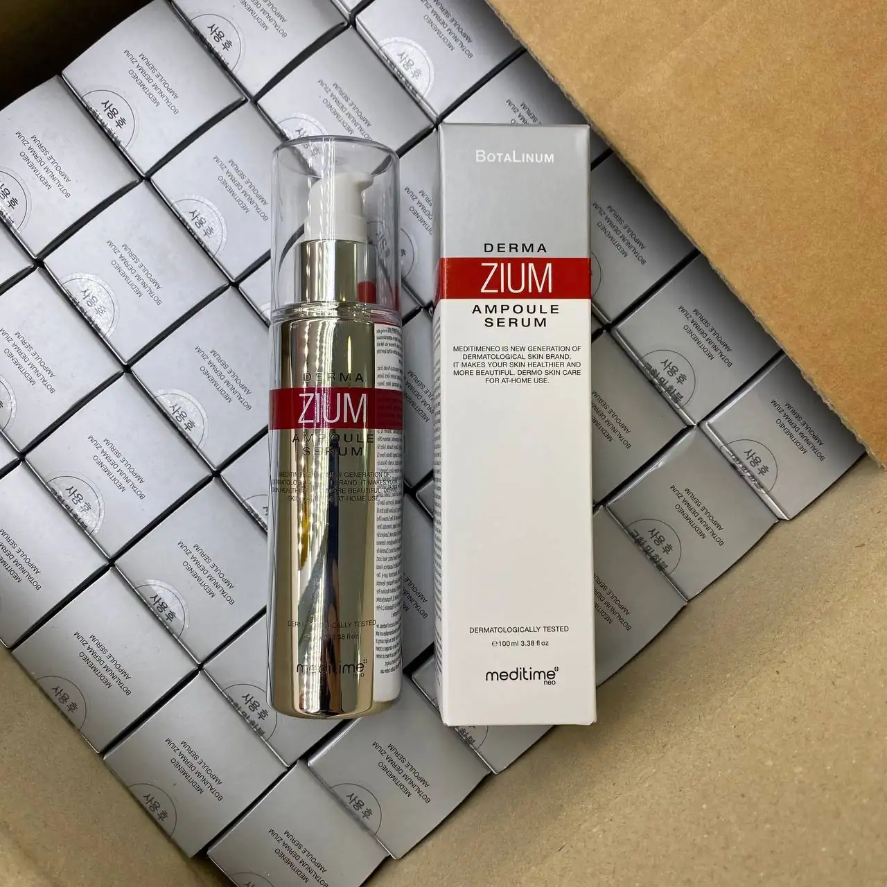 Антиоксидантная лифтинг-ампула Meditime Botalinum Derma Zium Ampoule Serum